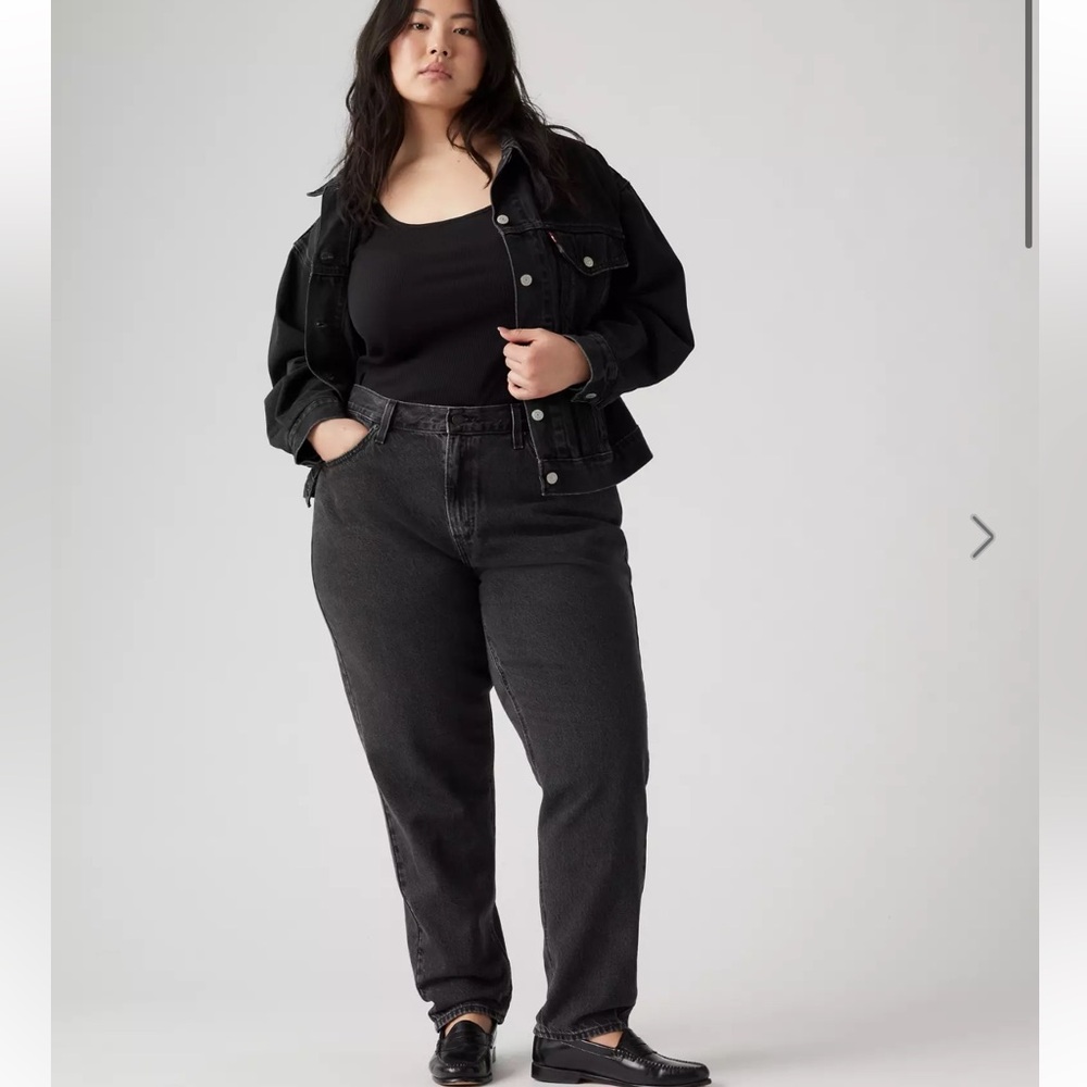 Levi's 80's Mom Jean Black Plus Size 20W